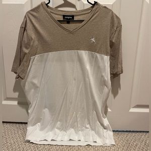 Express Men’s Two-tone V-neck